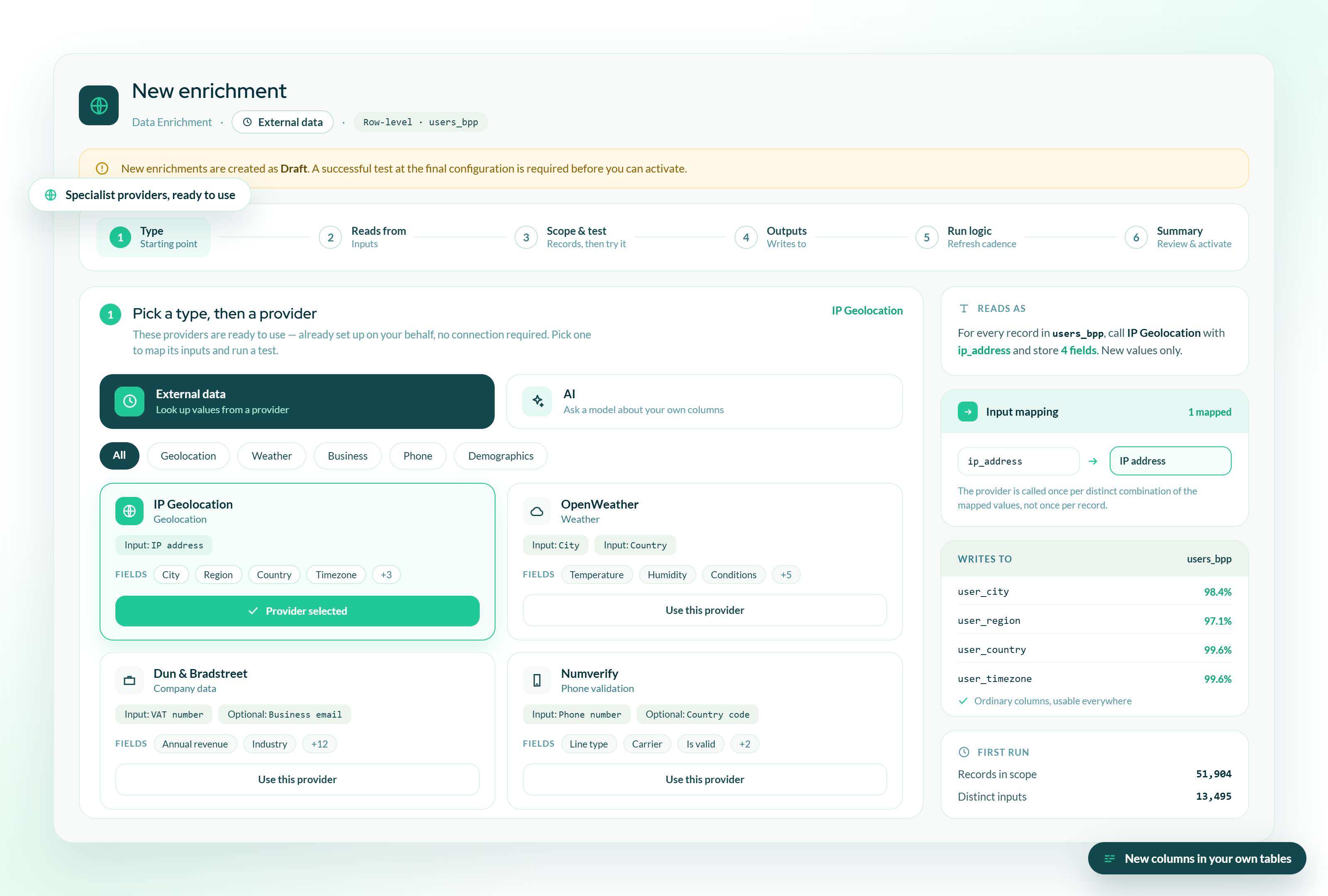 External Data Enrichment